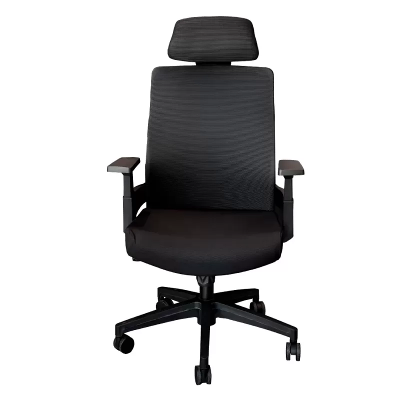 Cadeira para Escritório ELITE FLEX PLUS Presidente *com encosto de cabeça - Assento Estofado / Encosto em Tela - Cadeiras Home Office Cadeira para Escritório ELITE FLEX PLUS Presidente *com encosto de cabeça - Assento Estofado / Encosto em Tela - Cadeiras Home Office
