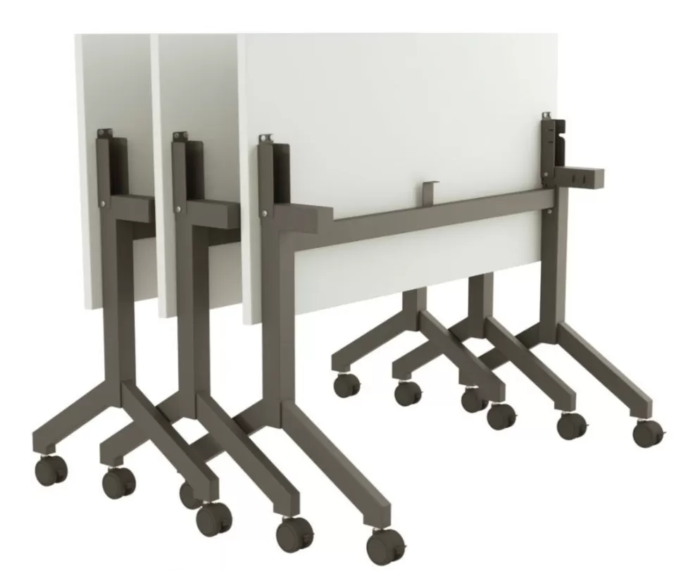 Mesa Escritório e Reunião Rebatível | Larg. 1100 x Prof. 700 x Alt. 750 - Tampo 25mm *com rodízios Mesa Escritório e Reunião Rebatível | Larg. 1100 x Prof. 700 x Alt. 750 - Tampo 25mm *com rodízios