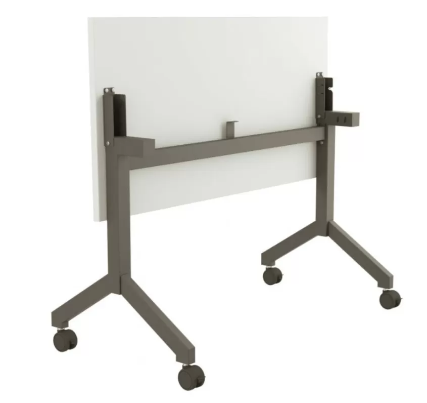 Mesa Escritório e Reunião Rebatível | Larg. 1100 x Prof. 700 x Alt. 750 - Tampo 25mm *com rodízios Mesa Escritório e Reunião Rebatível | Larg. 1100 x Prof. 700 x Alt. 750 - Tampo 25mm *com rodízios