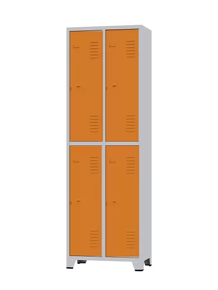 Grp 04 - Roupeiro de Aço 4 Portas | Chapa 26 - Pitão P/ Cadeado Grp 04 - Roupeiro de Aço 4 Portas | Chapa 26 - Pitão P/ Cadeado