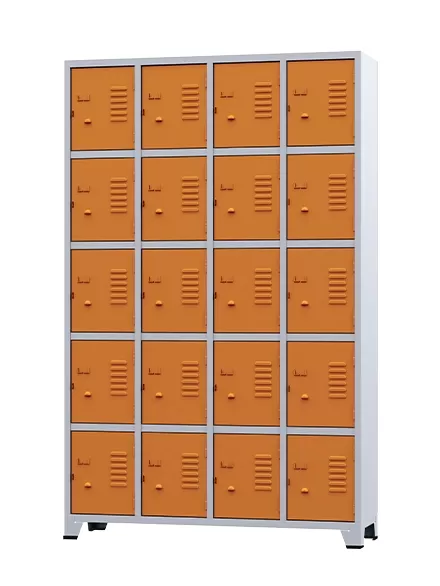 GRP-16 Chapa 26 - Roupeiro de aço 16 Portas | Pitão p/ cadeado GRP-16 Chapa 26 - Roupeiro de aço 16 Portas | Pitão p/ cadeado