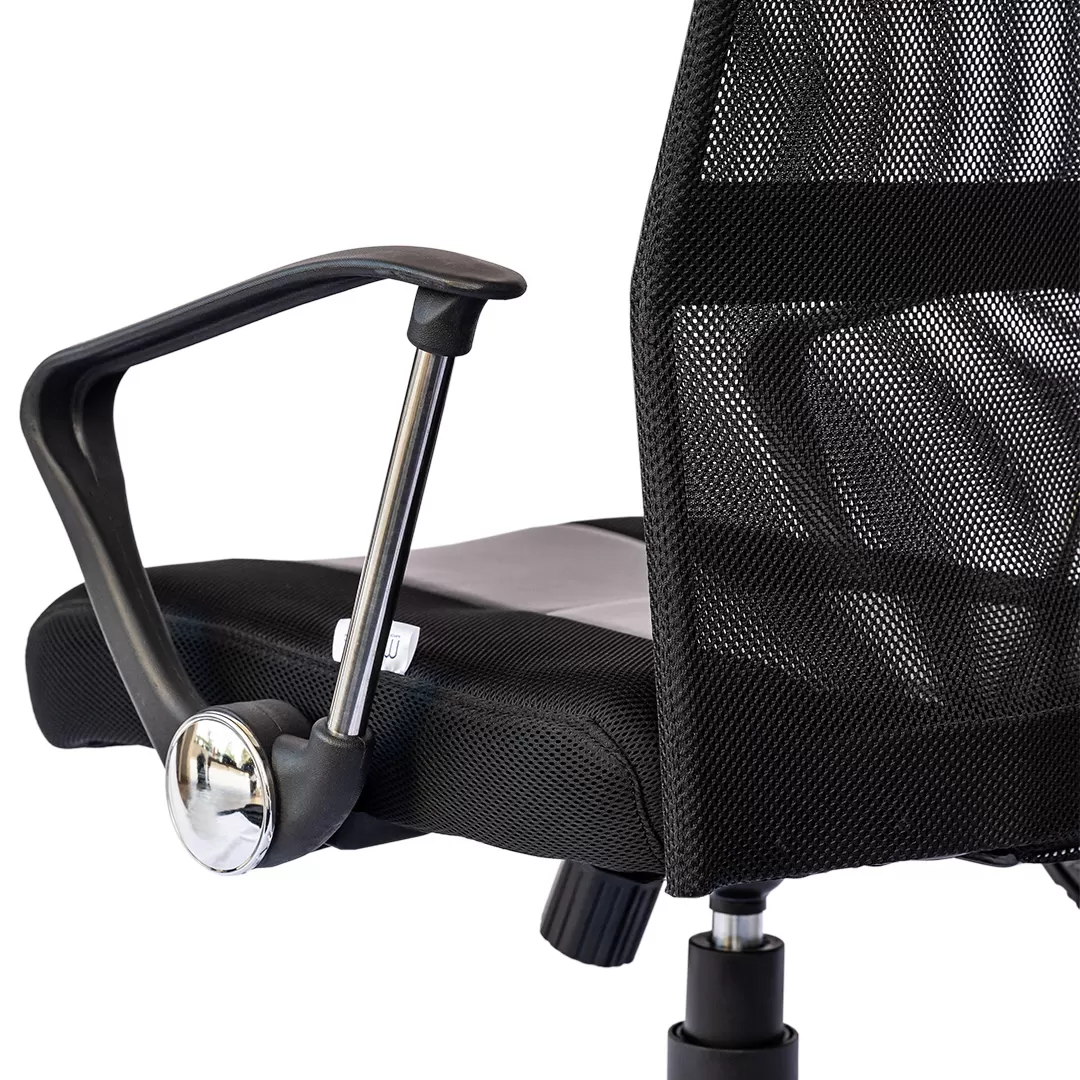 Cadeira para Escritório SLIM Presidente | Assento Estofado, Base Cromada - Cadeira Home Office SUPER OFERTA! Cadeira para Escritório SLIM Presidente | Assento Estofado, Base Cromada - Cadeira Home Office SUPER OFERTA!