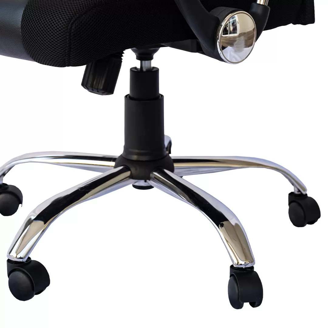 Cadeira para Escritório SLIM Presidente | Assento Estofado, Base Cromada - Cadeira Home Office SUPER OFERTA! Cadeira para Escritório SLIM Presidente | Assento Estofado, Base Cromada - Cadeira Home Office SUPER OFERTA!