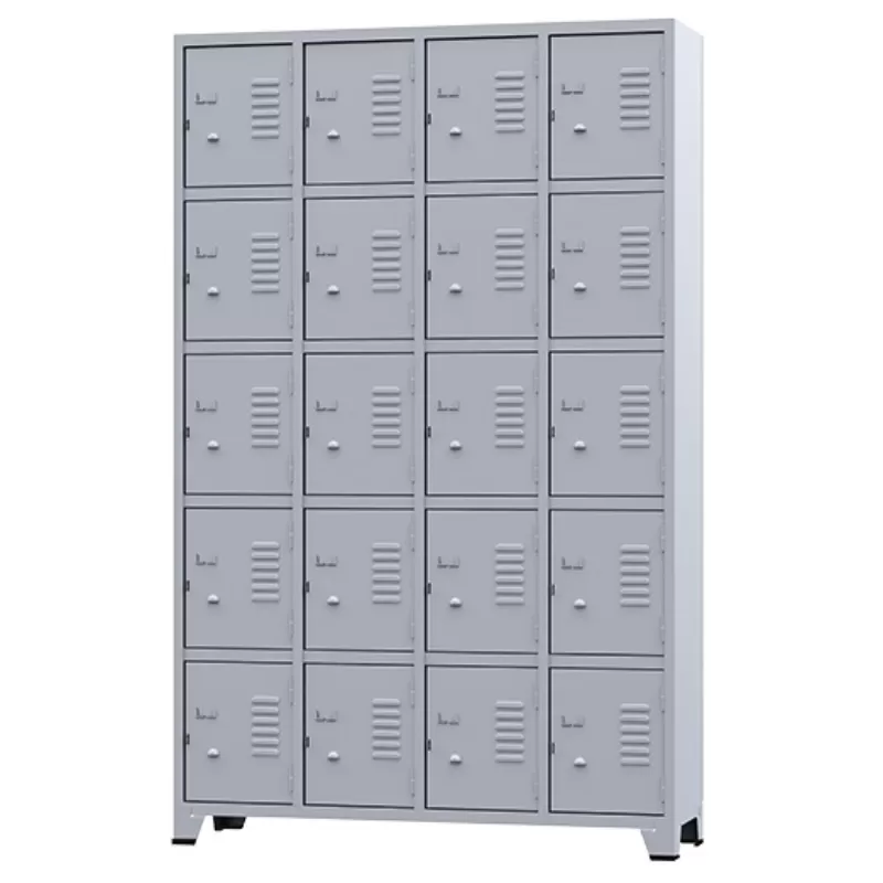 GRP-16 Chapa 22 - Roupeiro De Aço 16 Portas | Pitão P/ Cadeado