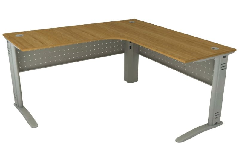 Mesa Delta Para Escritório | Painel Em Aço Perfurado 1000 X 1200 - Impéria Premium 25mm